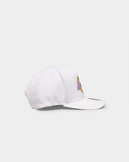 Mitchell & Ness Los Angeles Lakers 'Hardwood Classics Patch' Classic Red Snapback Cream