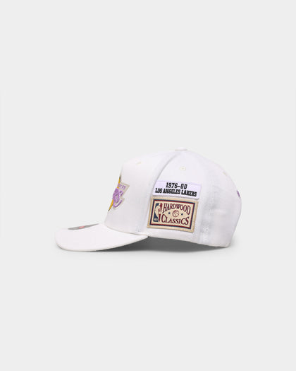Mitchell & Ness Los Angeles Lakers 'Hardwood Classics Patch' Classic Red Snapback Cream