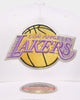 Mitchell & Ness Los Angeles Lakers 'Hardwood Classics Patch' Classic Red Snapback Cream