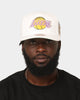Mitchell & Ness Los Angeles Lakers 'Hardwood Classics Patch' Classic Red Snapback Cream