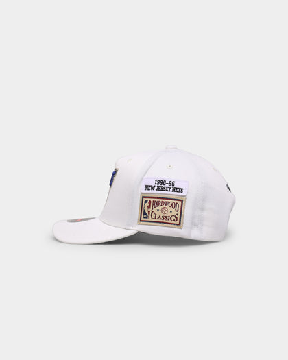 Mitchell & Ness Brooklyn Nets 'Hardwood Classics Patch' Classic Red Snapback Cream