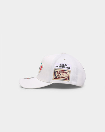 Mitchell & Ness San Antonio Spurs 'Hardwood Classics Patch' Classic Red Snapback Cream