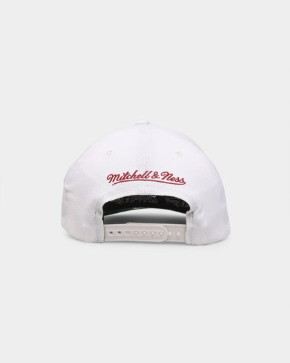 Mitchell & Ness Seattle Sonics 'Hardwood Classics Patch' Classic Red Snapback Cream