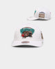 Mitchell & Ness Memphis Grizzlies 'Hardwood Classics Patch' Classic Red Snapback Cream