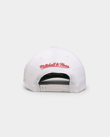 Mitchell & Ness Memphis Grizzlies 'Hardwood Classics Patch' Classic Red Snapback Cream