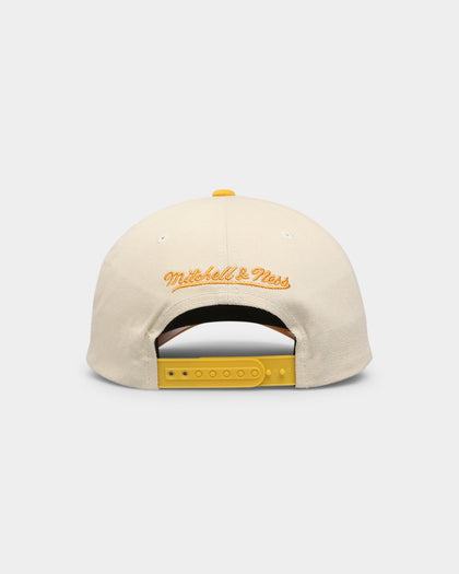 Mitchell & Ness Los Angeles Lakers 'Vintage Cream' Pro Crown Snapback Cream