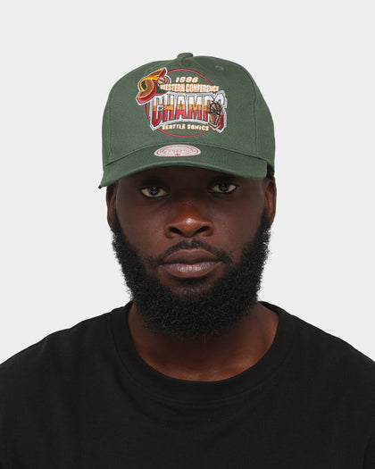 Mitchell & Ness Seattle Sonics '96 Champions '1996 Bulls VS Sonics NBA Finals' Pro Crown Snapback Faded Green