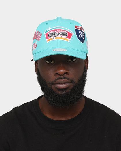 Mitchell & Ness San Antonio Spurs 'Highway' Pro Crown Snapback Dark Teal