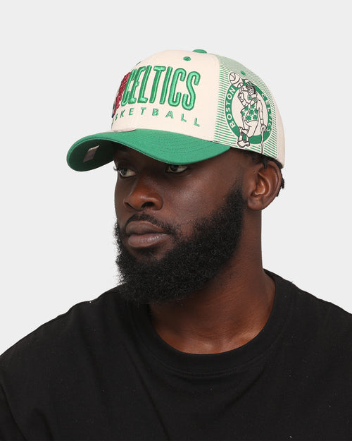Mitchell & Ness Boston Celtics '90s Training Camp' Pro Crown Snapback Cream