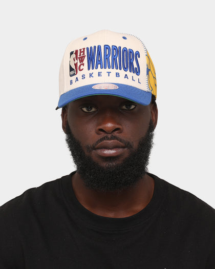 Mitchell & Ness Golden State Warriors '90s Training Camp' Pro Crown Snapback Cream