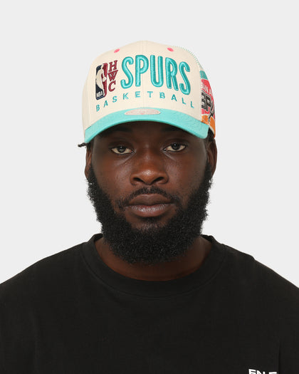 Mitchell & Ness San Antonio Spurs '90s Training Camp' Pro Crown Snapback Cream
