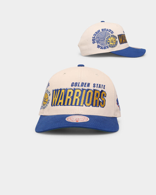 Mitchell & Ness Golden State Warriors '96 Draft' Pro Crown Snapback Off White