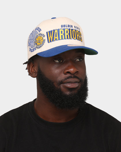 Mitchell & Ness Golden State Warriors '96 Draft' Pro Crown Snapback Off White