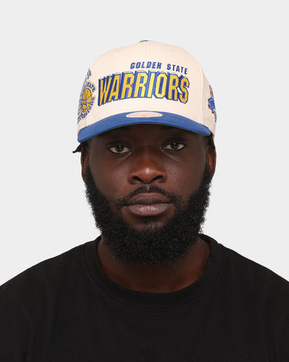 Mitchell & Ness Golden State Warriors '96 Draft' Pro Crown Snapback Off White