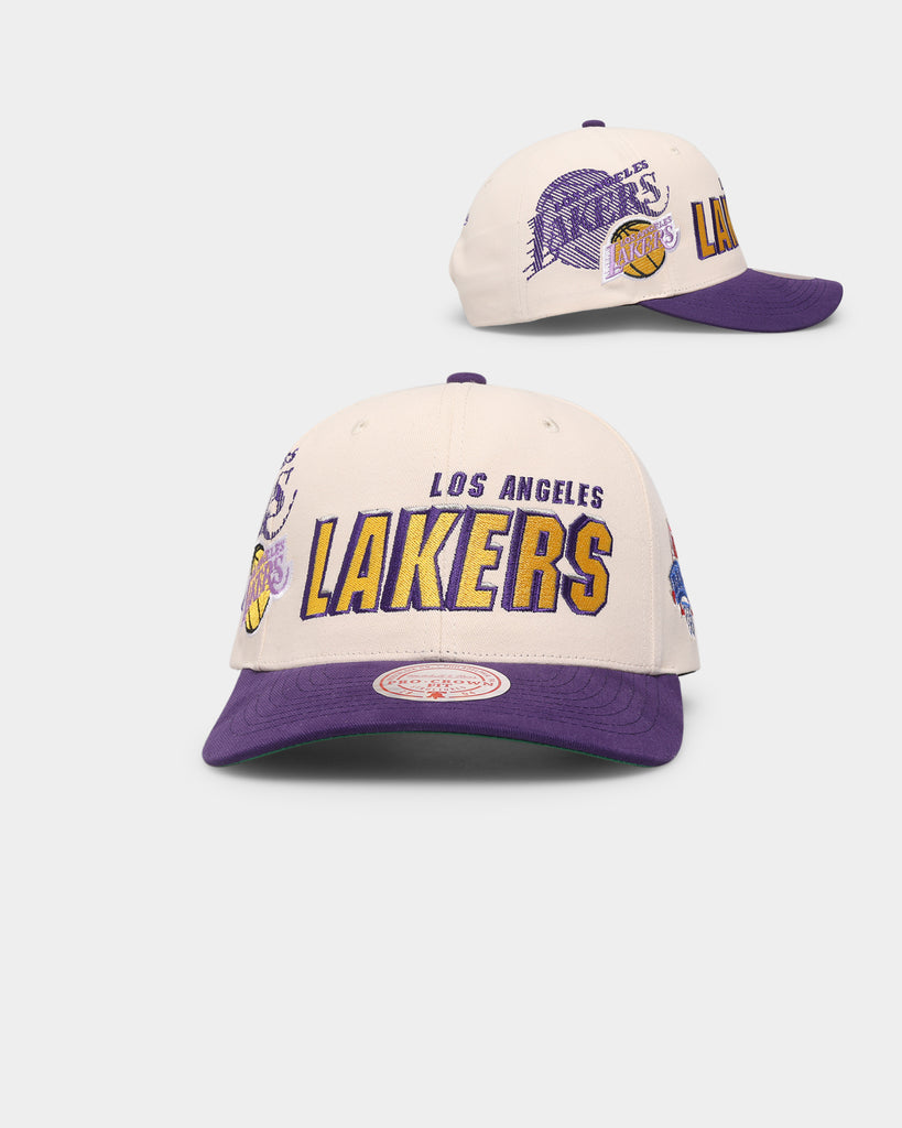 Throwback Snapback Lakers Cap by Mitchell & Ness
