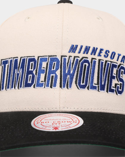 Mitchell & Ness Minnesota Timberwolves '96 Draft' Pro Crown Snapback Off White