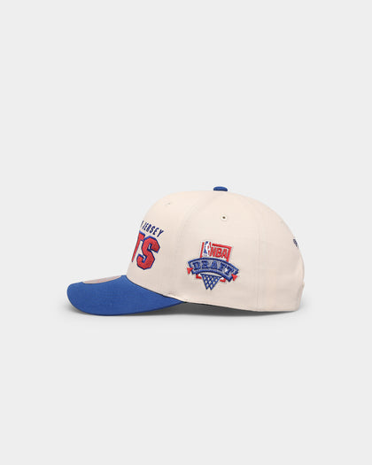 Mitchell & Ness New Jersey Nets '96 Draft' Pro Crown Snapback Off White