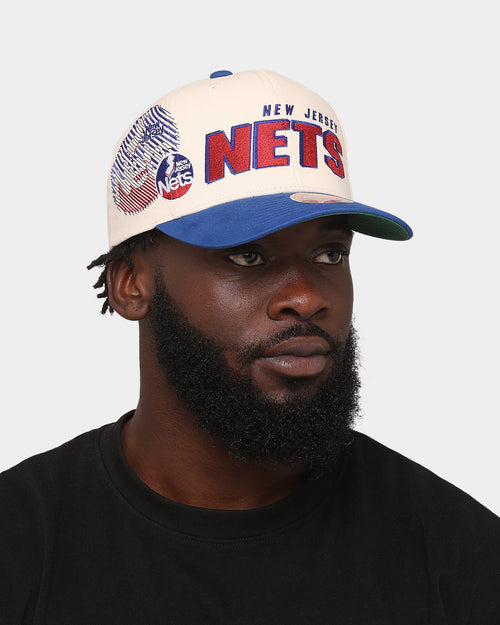 Mitchell & Ness New Jersey Nets '96 Draft' Pro Crown Snapback Off White