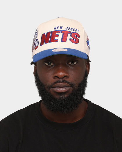 Mitchell & Ness New Jersey Nets '96 Draft' Pro Crown Snapback Off White