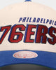 Mitchell & Ness Philadelphia 76ers '96 Draft' Pro Crown Snapback Off White