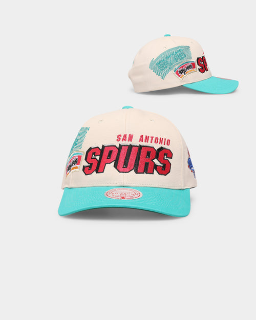 Mitchell & Ness San Antonio Spurs '96 Draft' Pro Crown Snapback Off White