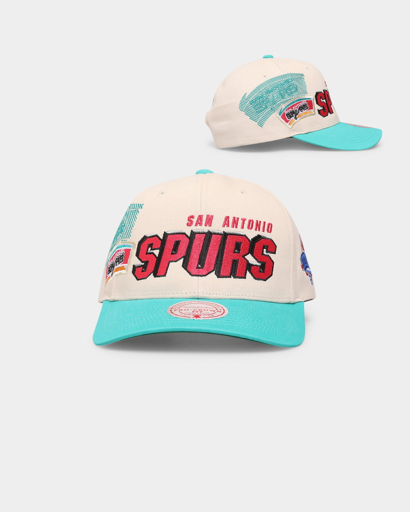 San Antonio Spurs Hats Mitchell and Ness Front Load Cap - Black