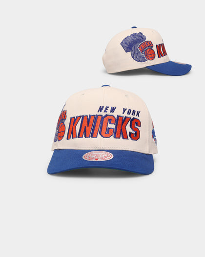 Mitchell & Ness New York Knicks '96 Draft' Pro Crown Snapback Off White