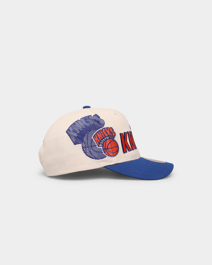 Mitchell & Ness New York Knicks '96 Draft' Pro Crown Snapback Off White