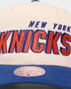 Mitchell & Ness New York Knicks '96 Draft' Pro Crown Snapback Off White
