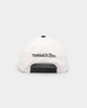 Mitchell & Ness Los Angeles Lakers Script Pro Crown Snapback Off White