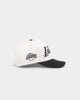 Mitchell & Ness Los Angeles Lakers Script Pro Crown Snapback Off White