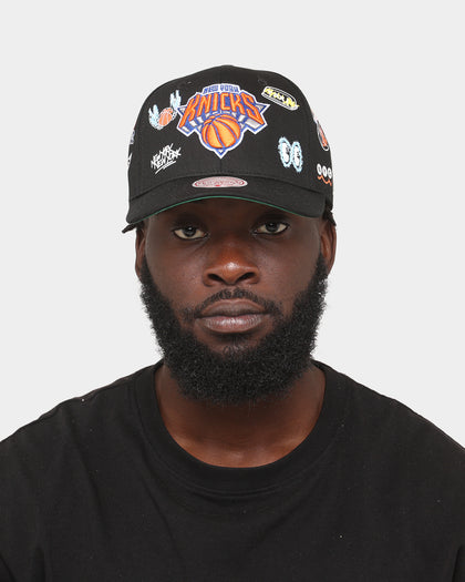 Mitchell & Ness New York Knicks 'Hand Drawn Doodle' Pro Crown Snapback Black