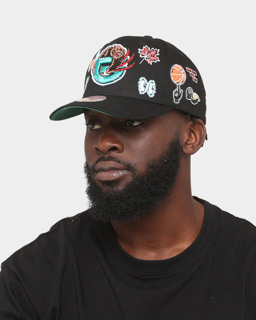 Mitchell & Ness Memphis Grizzlies 'Hand Drawn Doodle' Pro Crown Snapback Black