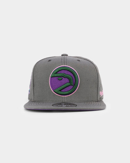 Mitchell & Ness Atlanta Hawks 'From Dusk' Fitted Grey