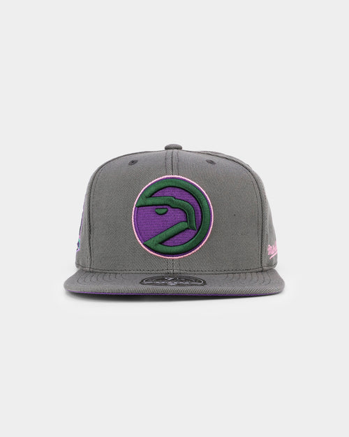 Mitchell & Ness Atlanta Hawks 'From Dusk' Fitted Grey