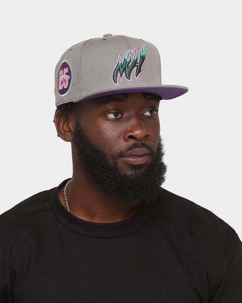 Mitchell & Ness Miami Heat 'From Dusk' Fitted Grey