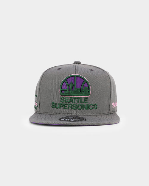 Mitchell & Ness Seattle Supersonics 'From Dusk' Fitted Grey