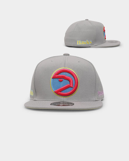 Mitchell & Ness Atlanta Hawks 'Til Dawn' Fitted Grey