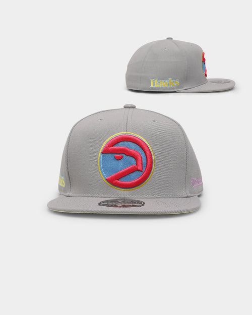 Mitchell & Ness Atlanta Hawks 'Til Dawn' Fitted Grey