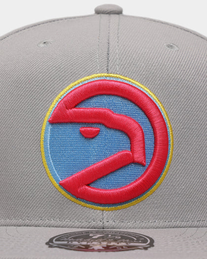 Mitchell & Ness Atlanta Hawks 'Til Dawn' Fitted Grey