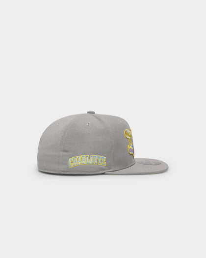 Mitchell & Ness Charlotte Hornets 'Til Dawn' Fitted Grey
