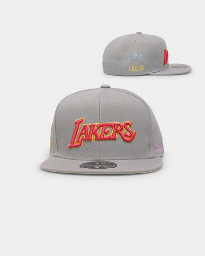 Mitchell & Ness Los Angeles Lakers 'Til Dawn' Fitted Grey