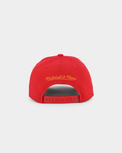 Mitchell & Ness Miami Heat 'Roses HWC' Pro Crown Snapback Red
