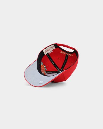 Mitchell & Ness Miami Heat 'Roses HWC' Pro Crown Snapback Red
