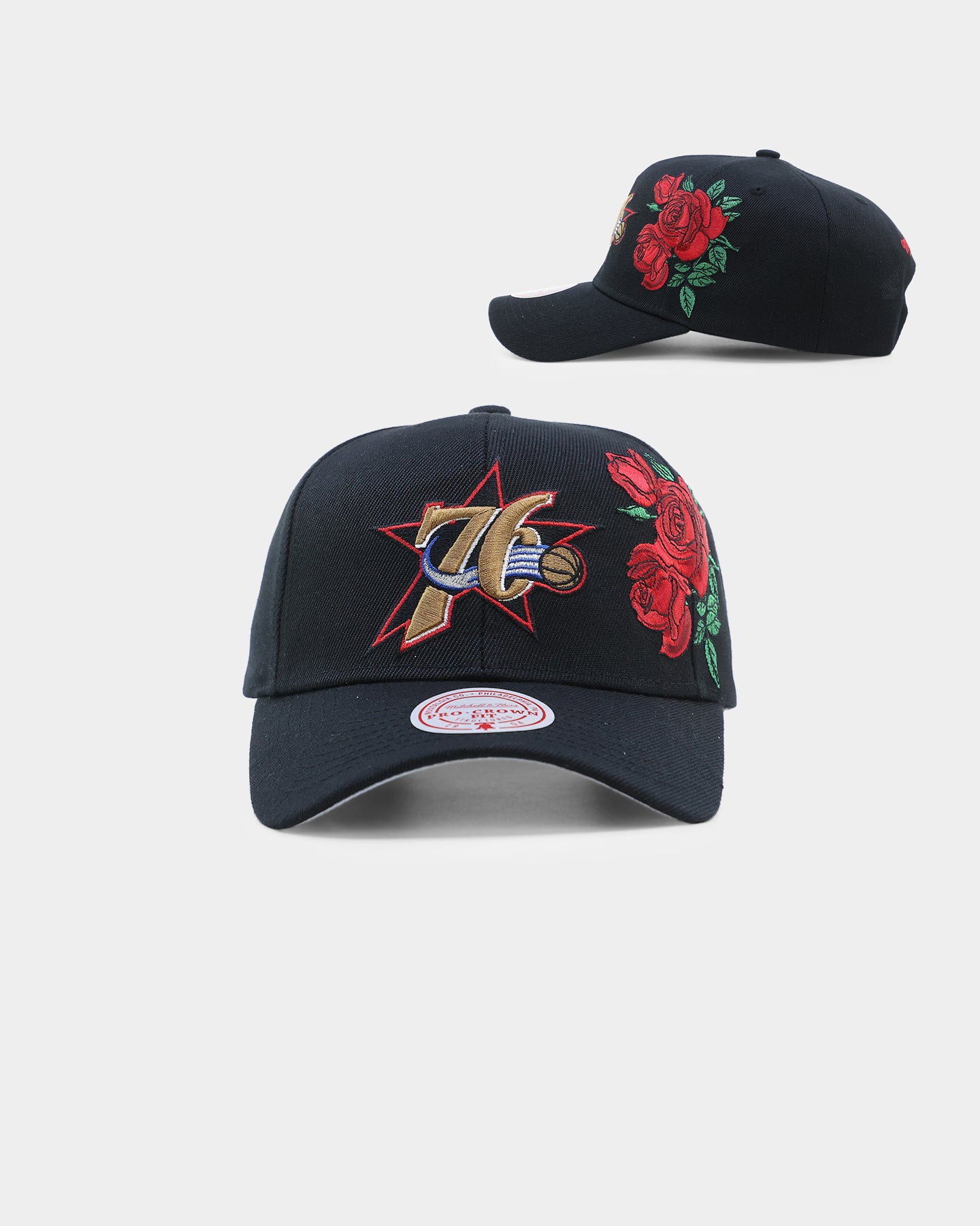 Mitchell & Ness Philadelphia 76ers 'Roses HWC' Pro Crown Snapback