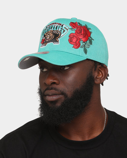 Mitchell & Ness Vancouver Grizzlies 'Roses HWC' Pro Crown Snapback Teal
