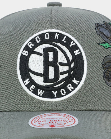 Mitchell & Ness Boston Nets 'Roses HWC' Pro Crown Snapback Grey