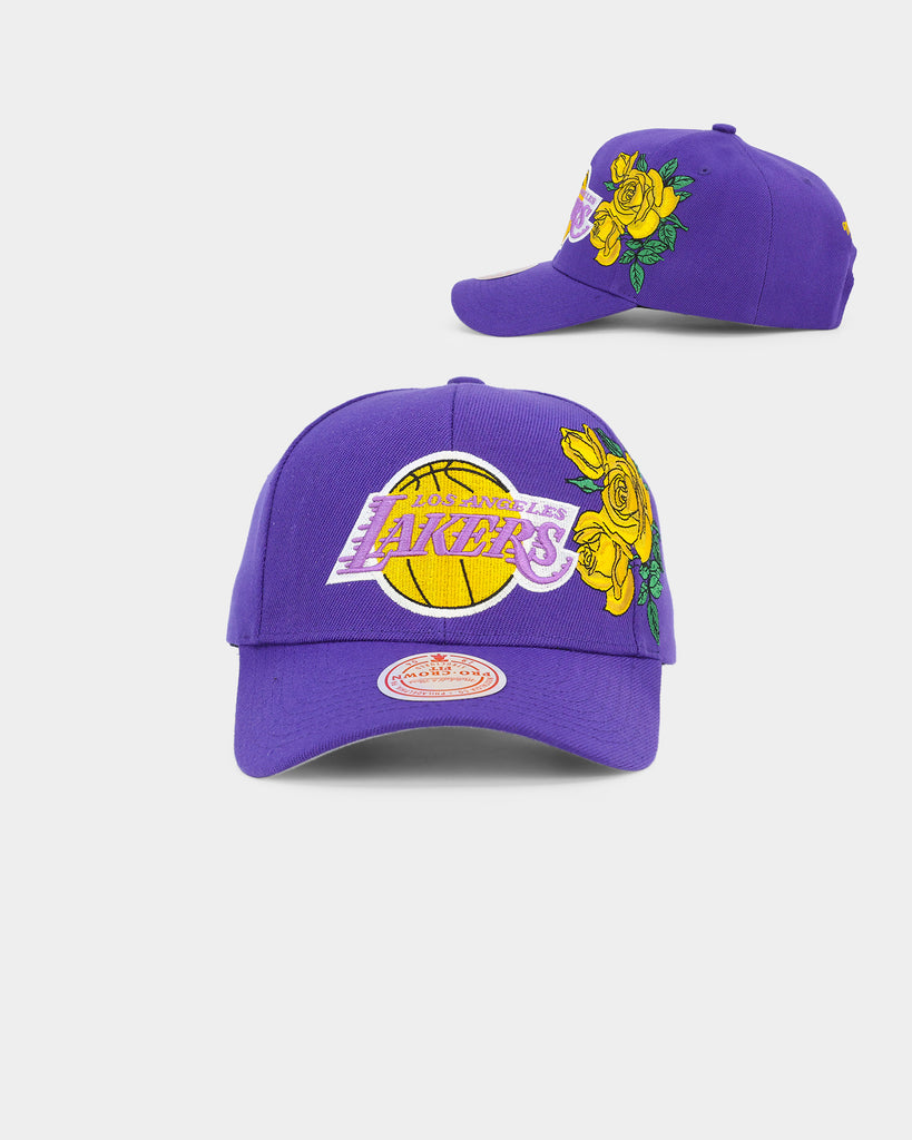Cream Team Fitted HWC Hat Los Angeles Lakers - Shop Mitchell