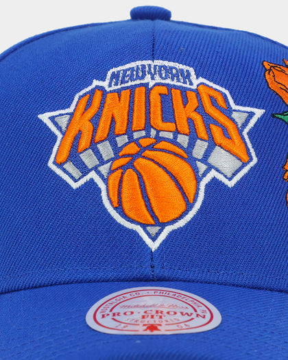 Mitchell & Ness New York Knicks 'Roses HWC' Pro Crown Snapback Blue