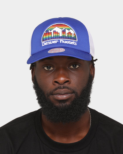 Mitchell & Ness Denver Nuggets 'NBA Off The Backboard' Trucker Snapback Blue